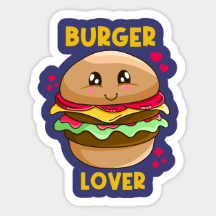 Burger Lover Sticker